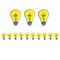 Creative Teaching Press Doodle Lightbulbs EZ Border, Classroom Border Trim, PK72 10430 - alternate 2